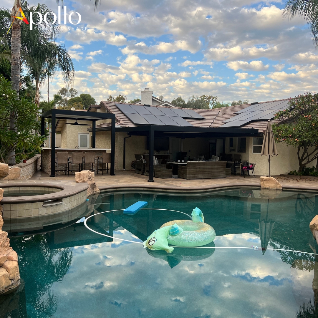 apollo Roof Offers Adjustable Shade And Protection Year-Round.